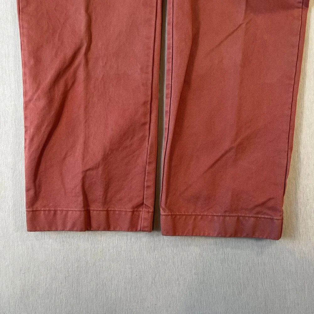 J Crew Broken In Pants Mens 32x30 (Fit 32x29) Urban Slim Chinos Salmon Pink Ctn